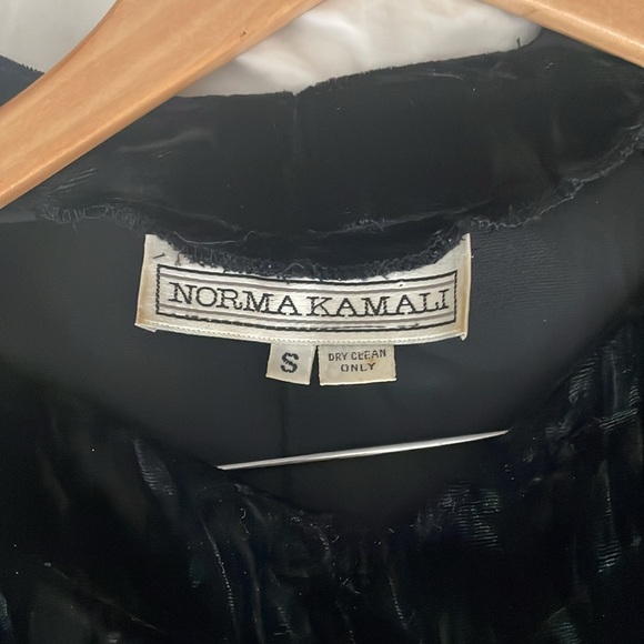 1980s Norma Kamali Crushed Velvet Gown S - Picture 4 of 4